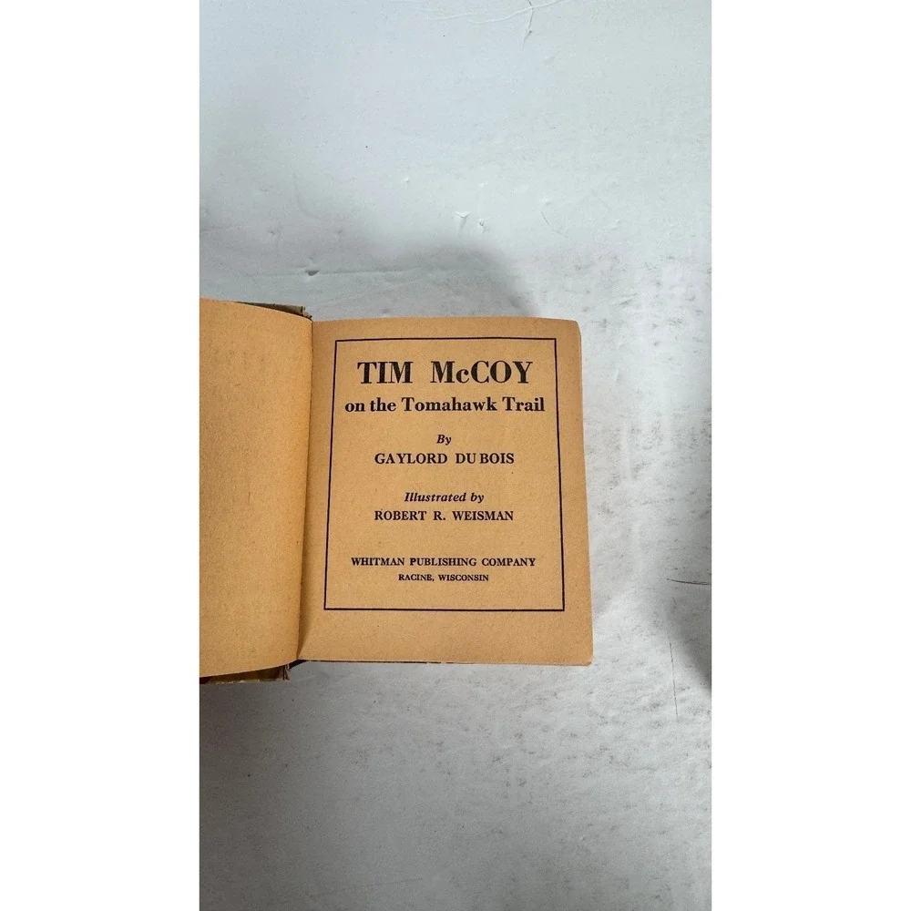 Tim McCoy Big Little Book Lot Tomahawk Trail 1937 Sandy Gulch Stampede 1939